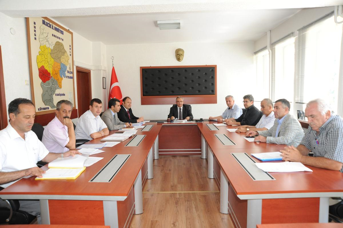 Bilecik\'te İl Encümeni Toplantısı