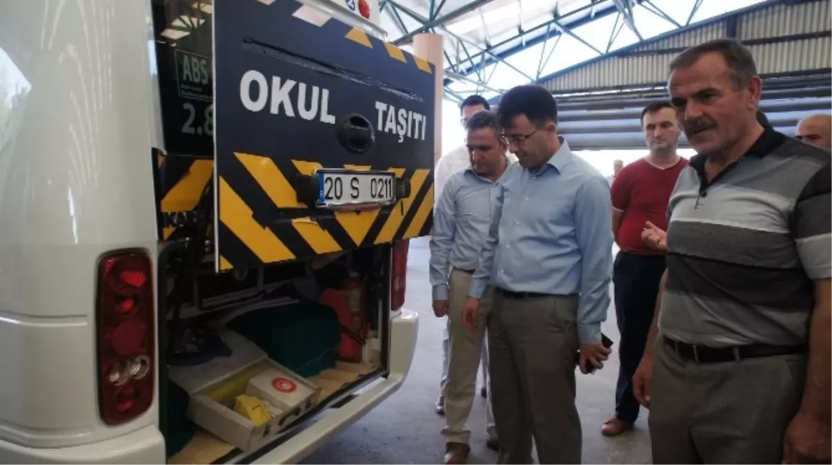 Denizli'de Okul Servisleri Denetlendi