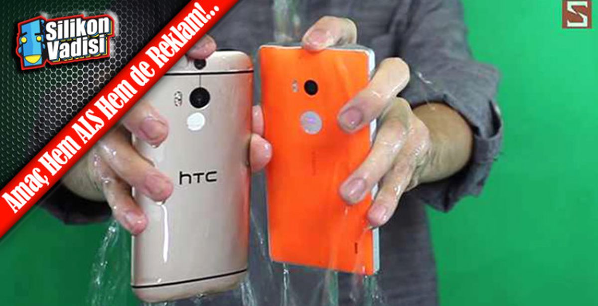 Htc One M8 ve Lumia 930\'un Ice Bucket Serüveni!