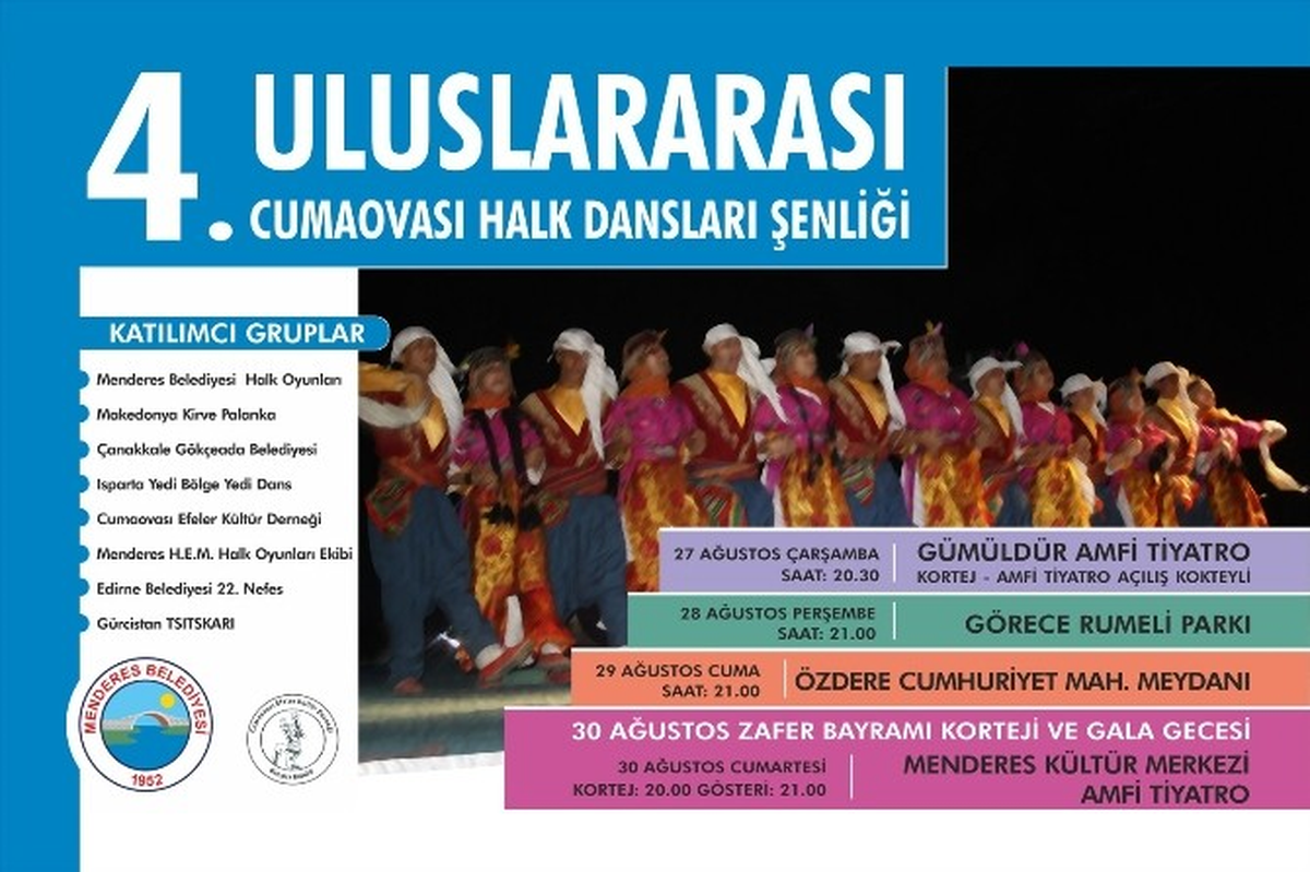 Menderes\'te Halkoyunları Şenliği