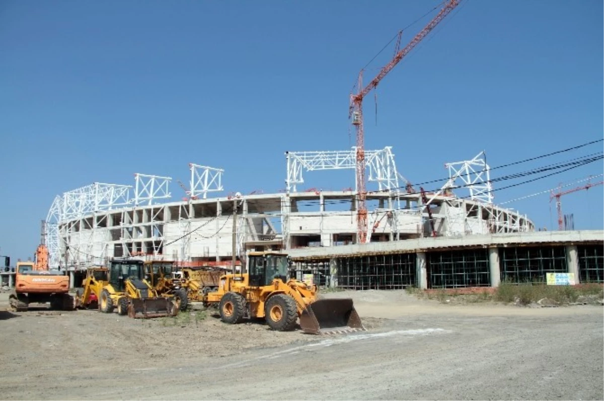 Samsun 19 Mayıs Stadyumu Euro 2020 Standartlarına Uygun Yapılıyor