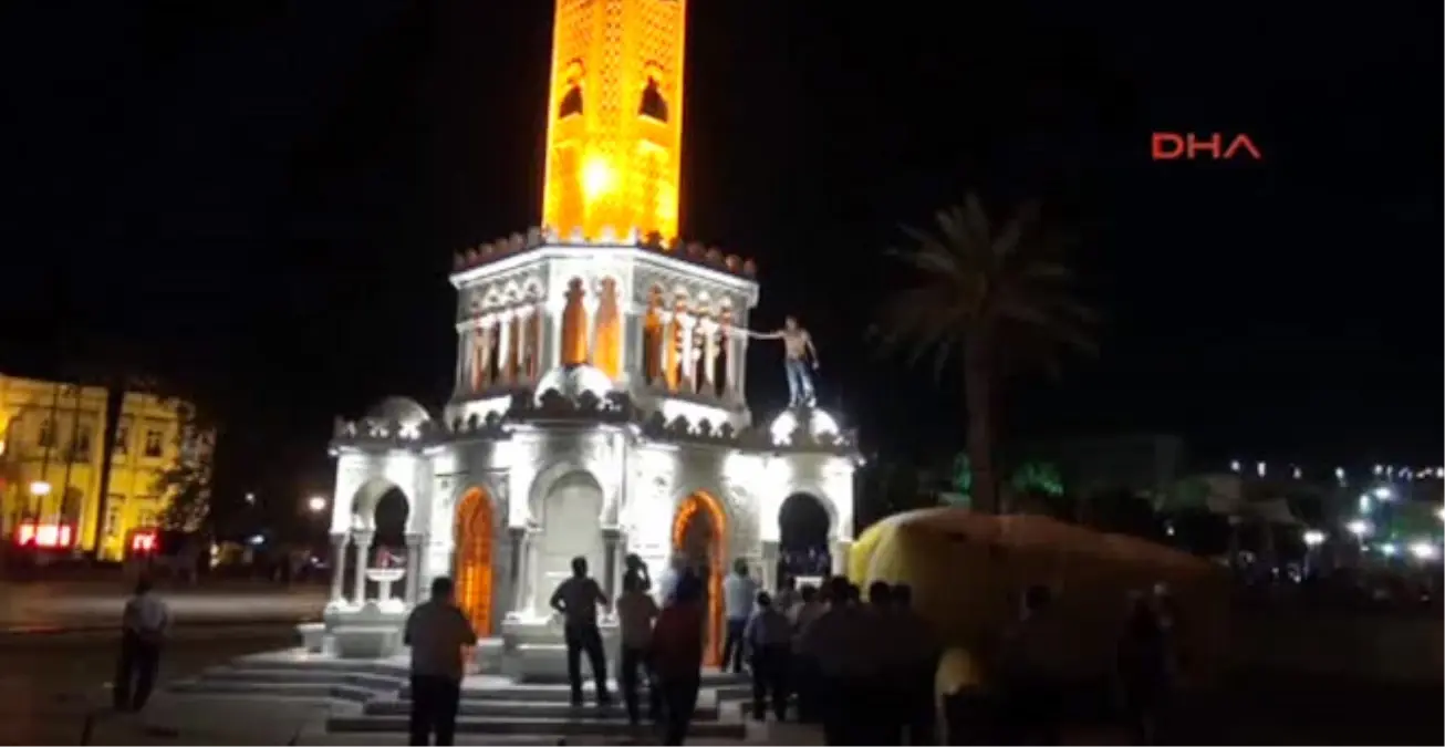 Tarihi Saat Kulesi\'nde İntihar Girişimi