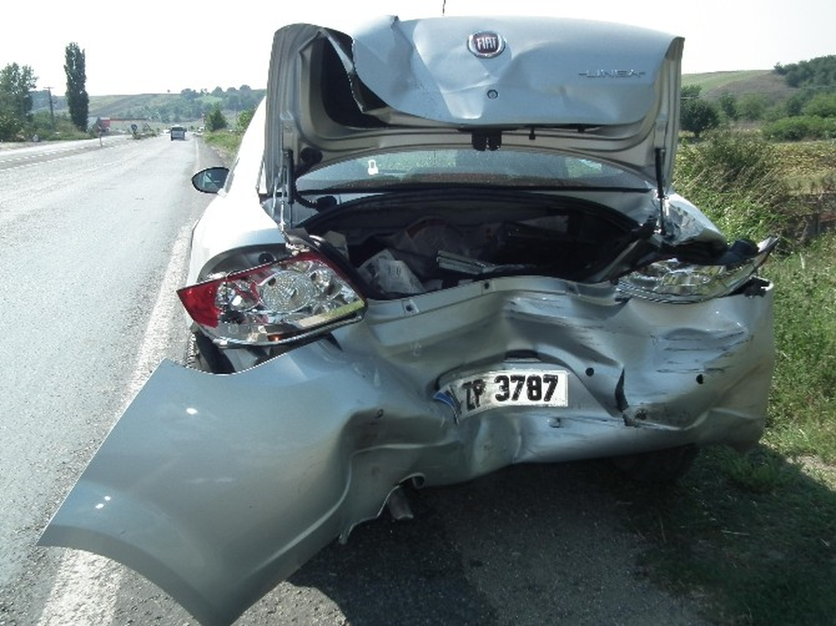 Tekirdağ\'da Trafik Kazası: 1 Yaralı
