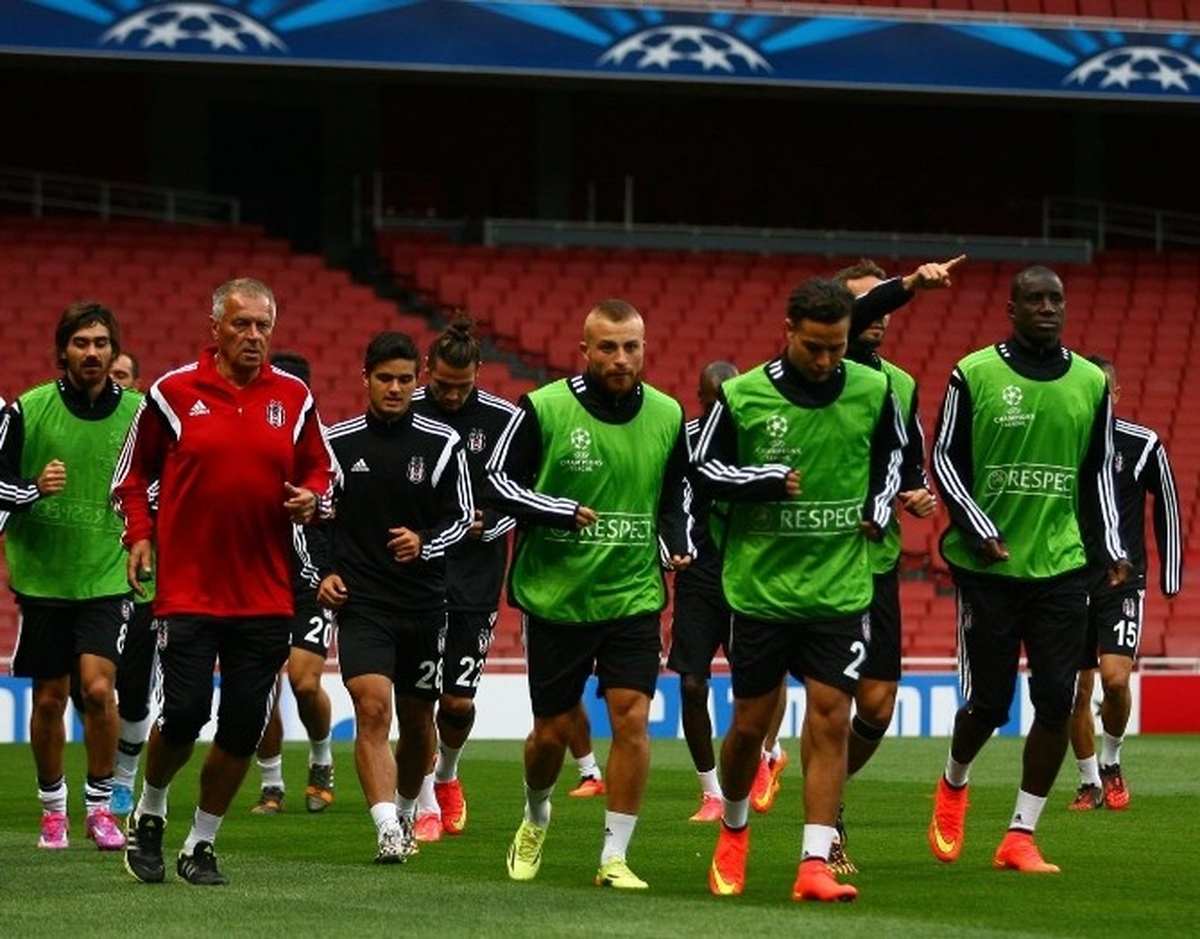 Beşiktaş, Arsenal Maçının Hazırlıklarını Tamamladı