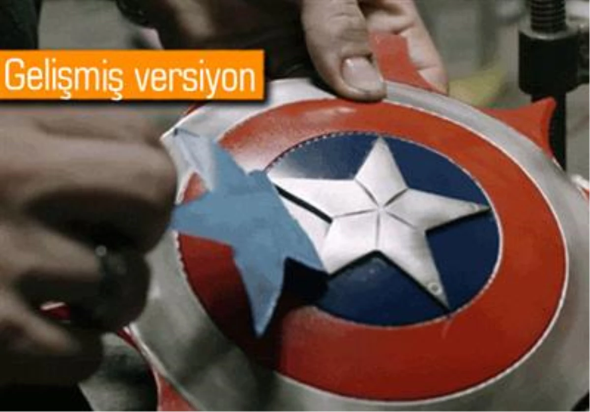 Süper Kahraman Captain America\'nın Kalkanının Gerçeğini Yaptılar