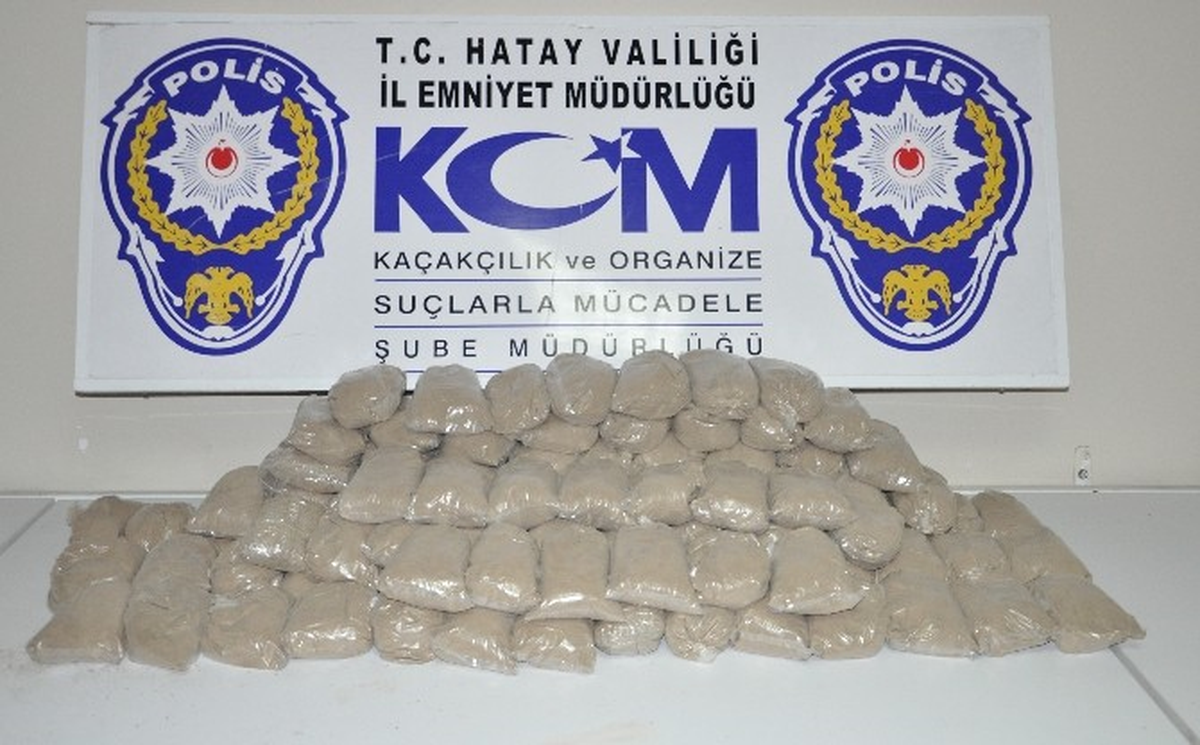 Hatay\'da 51 Kilo Eroin Ele Geçirildi