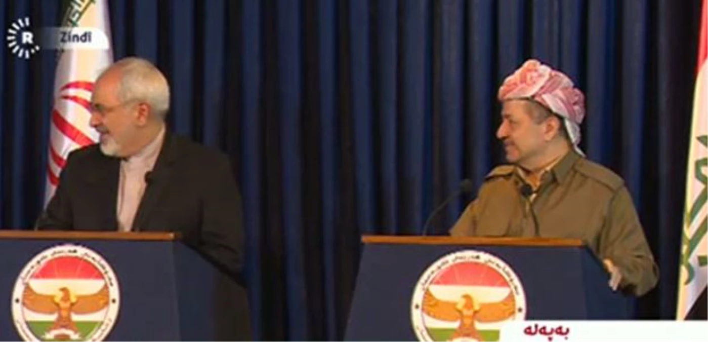 İran Dışişleri Bakanı Zarif, Barzani ile Bir Araya Geldi