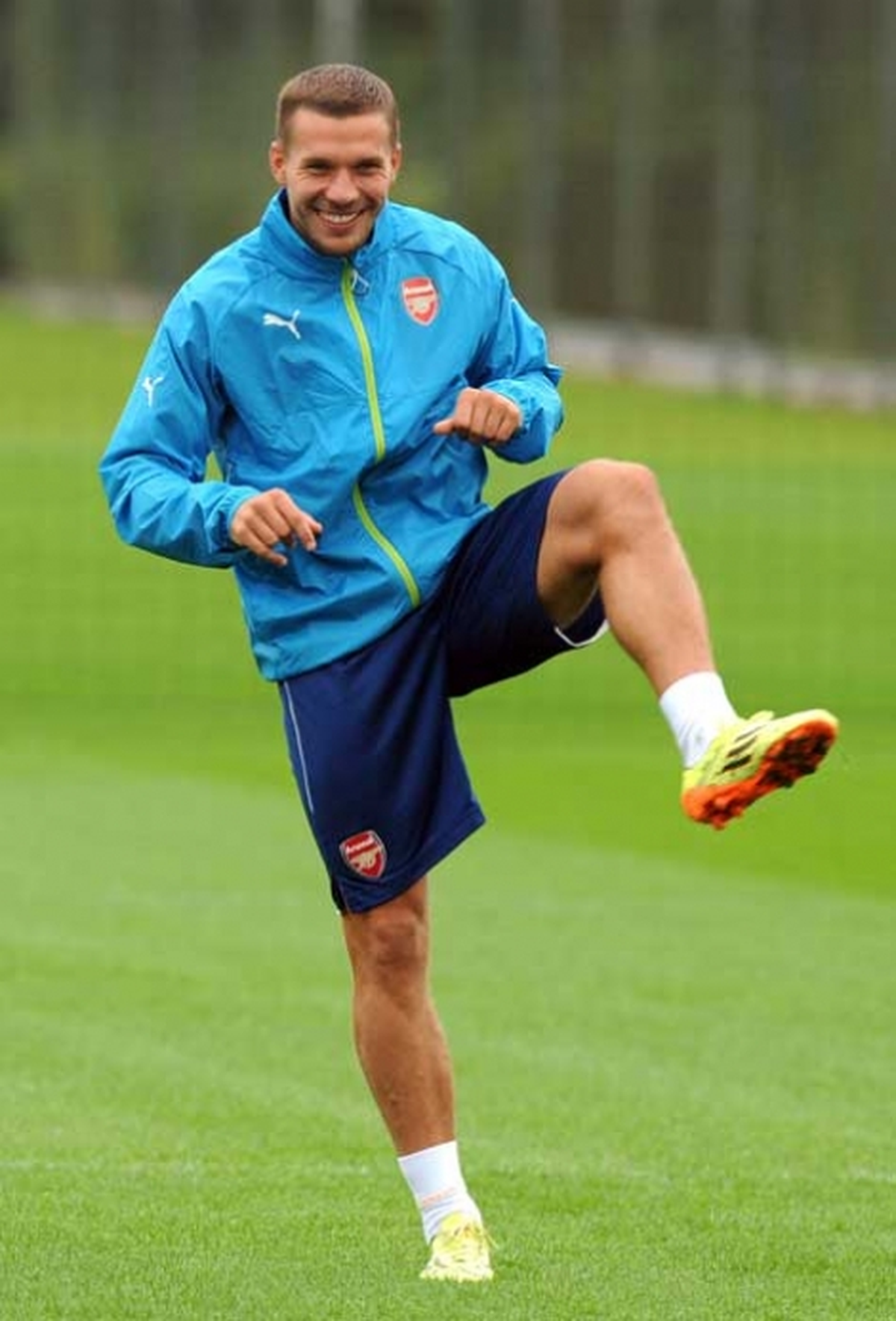 Podolski Antrenmanda Türkçe Konuştu
