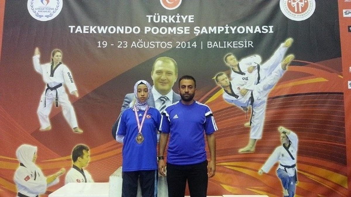 Şahinbeyli Tekvandocu Türkiye Üçüncüsü Oldu