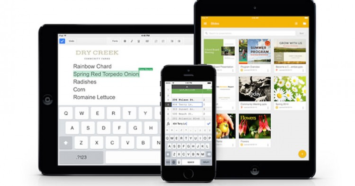 Google Sunum Uygulaması Slides, Artık İos\'de