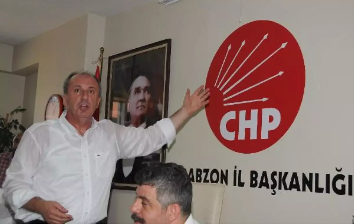 CHP\'li İnce Trabzon İl Başkanlığı\'nda Basın Toplantısı Düzenledi