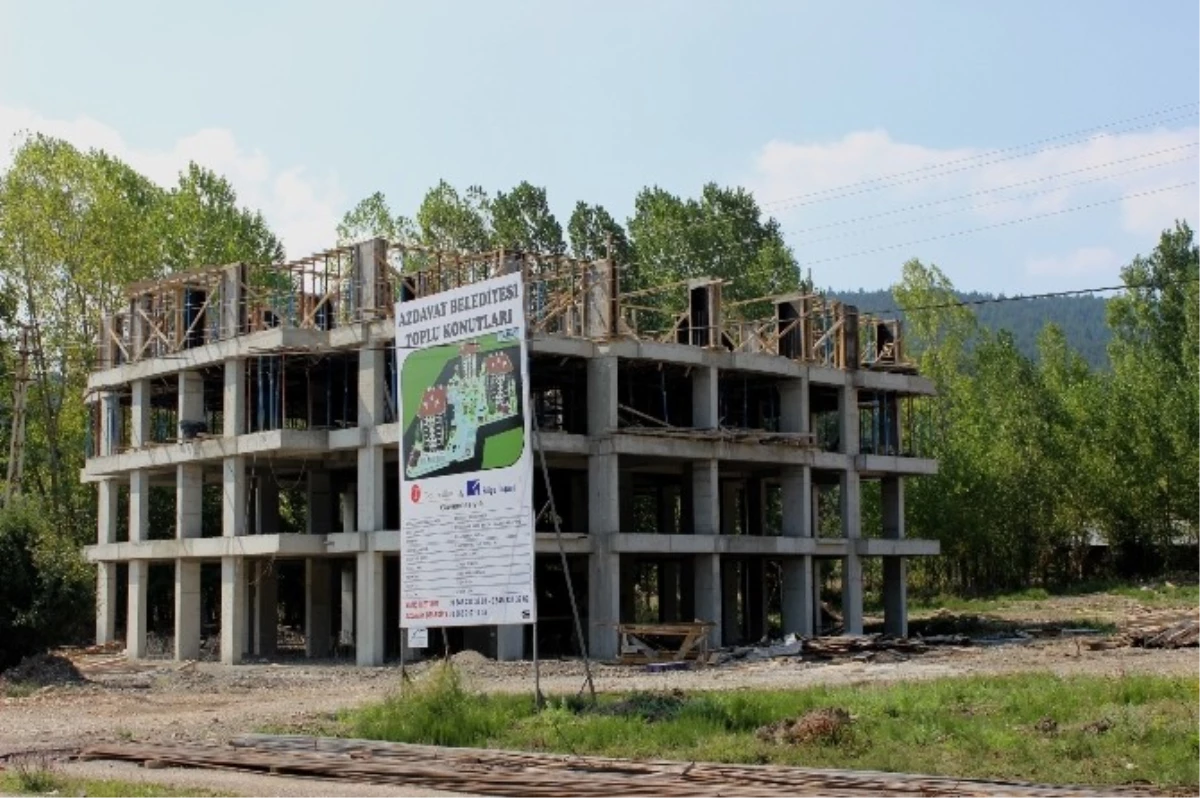 Azdavay Toplu Konut Projesi Tüm Hızıyla Devam Ediyor