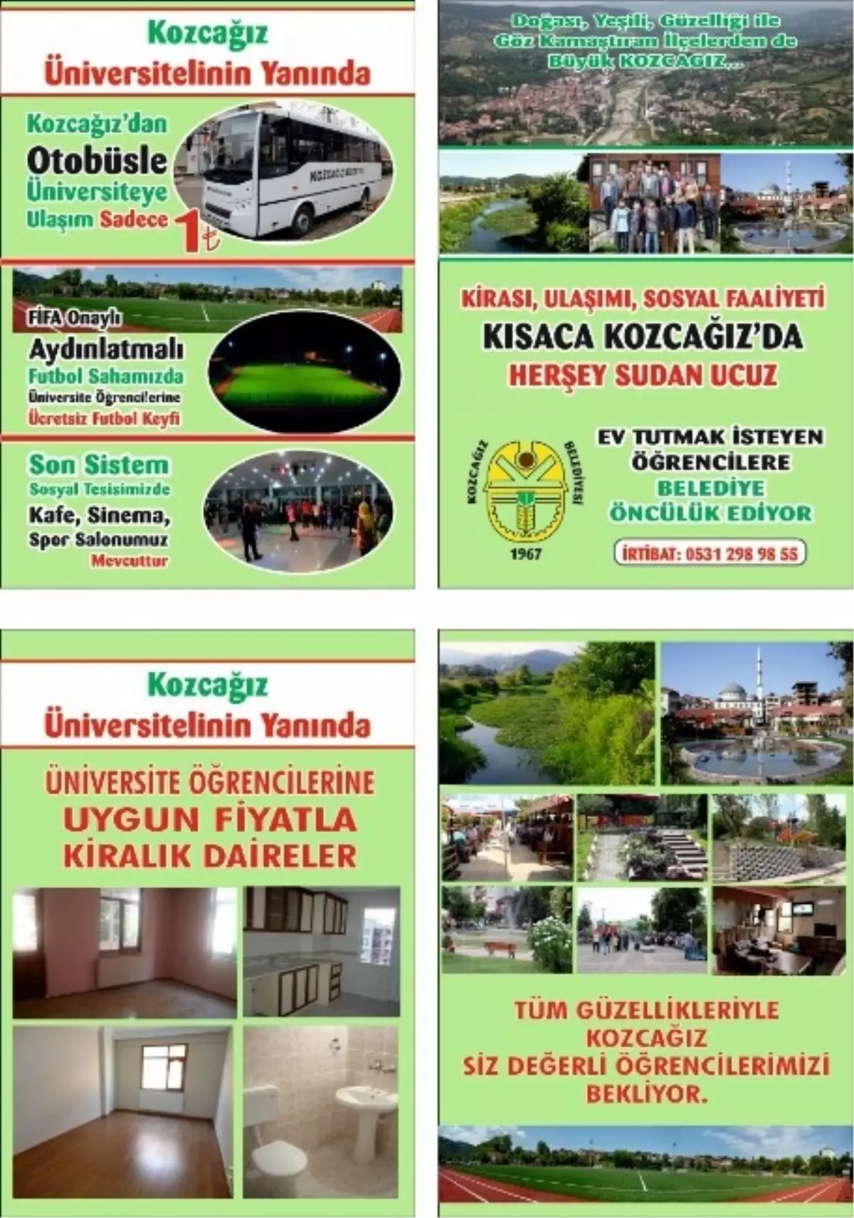 Kozcağız Belediyesi Öğrencileri Çağırıyor