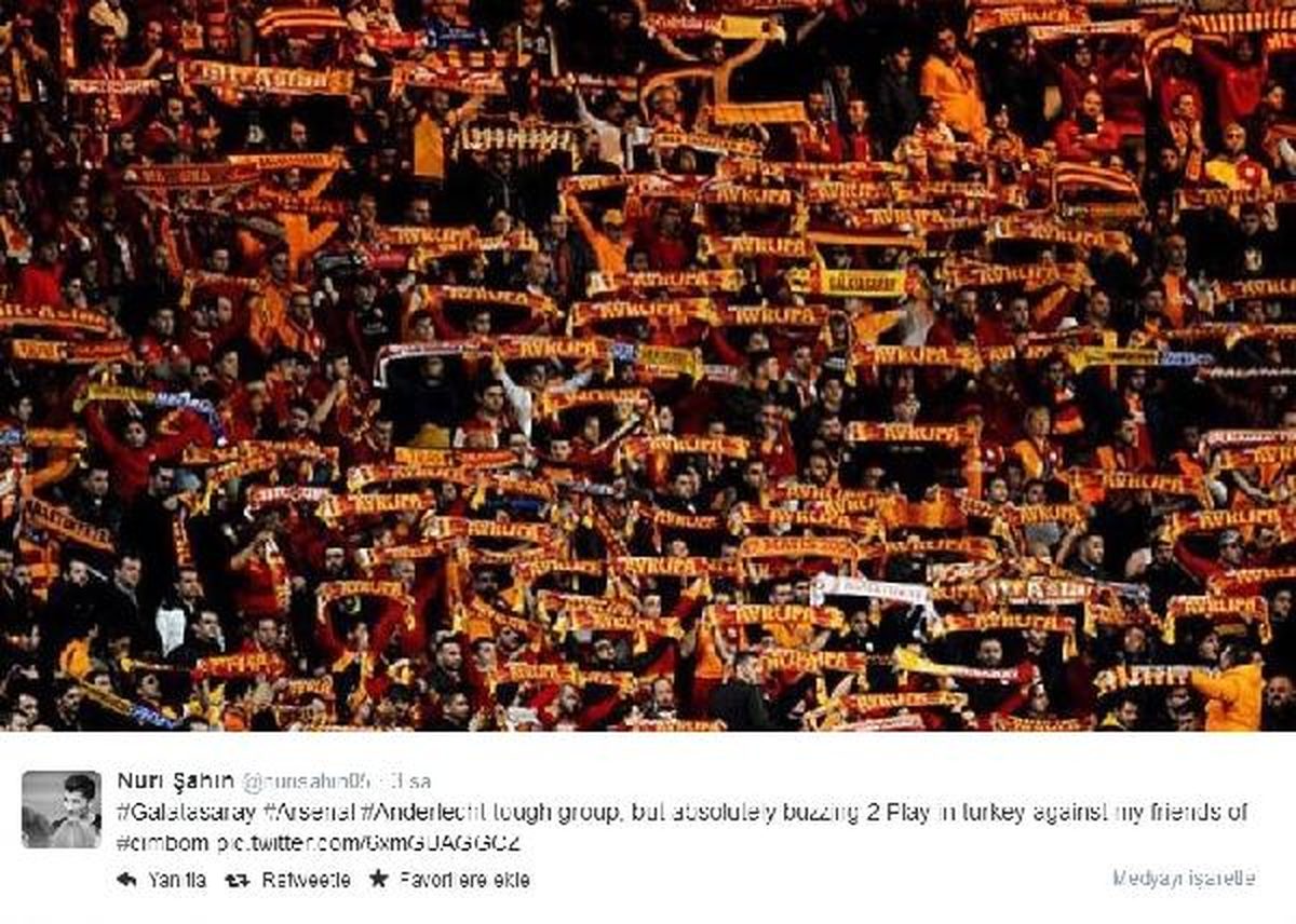 Nuri Şahin\'den Galatasaray Mesajı