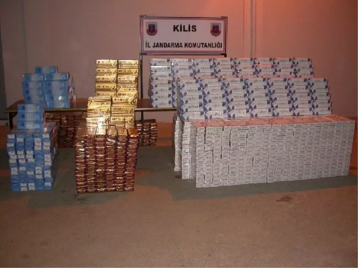 Suriye Sınırında 32 Bin 890 Paket Kaçak Sigara Ele Geçti