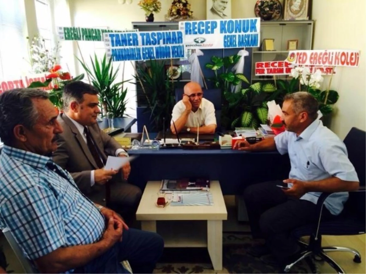 Konya Ereğli Belediye Başkanı Özgüven\'den Akbel\'e Ziyaret