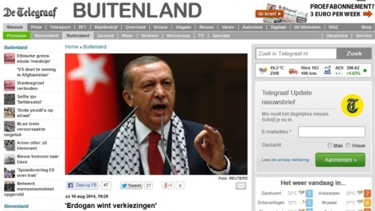 Cumhurbaşkanı Erdoğan\'ın Göreve Başlaması Dış Basında