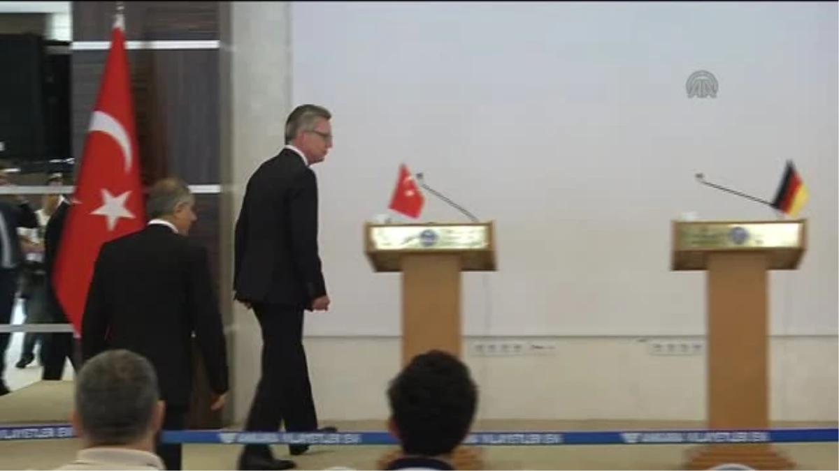 İçişleri Bakanı Ala, Alman mevkidaşı Maiziere ile görüştü -