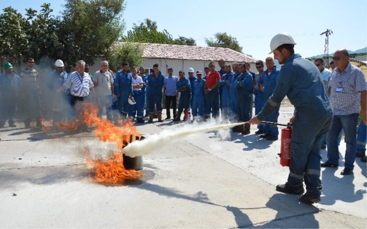 Jeotermal Enerji Çalışanlarına İş Güvenliği ve Yangın Eğitimi