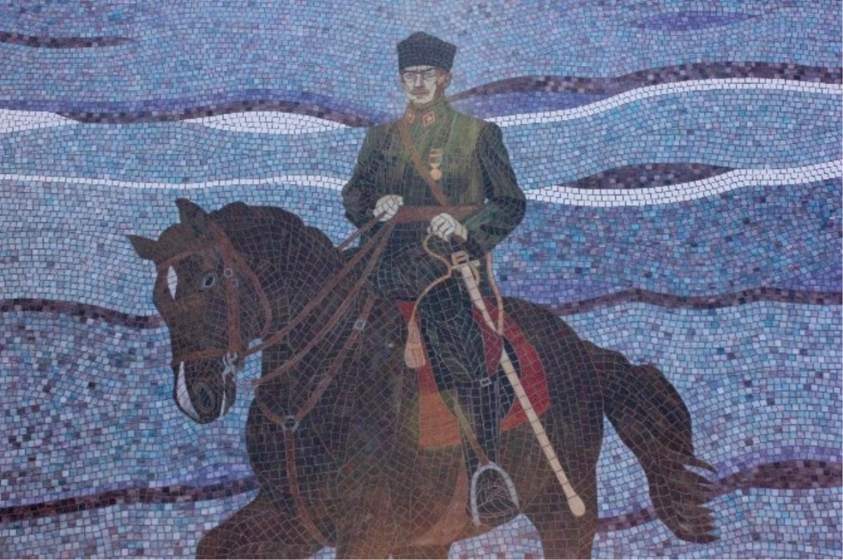 Edirne\'de Atatürk Mozaik Resminin Açılışı Yapıldı