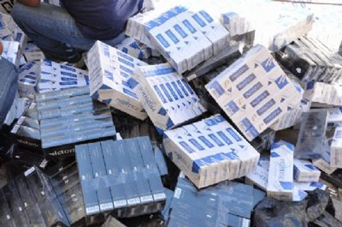 Erzurum\'da 11 Bin 155 Paket Kaçak Sigara