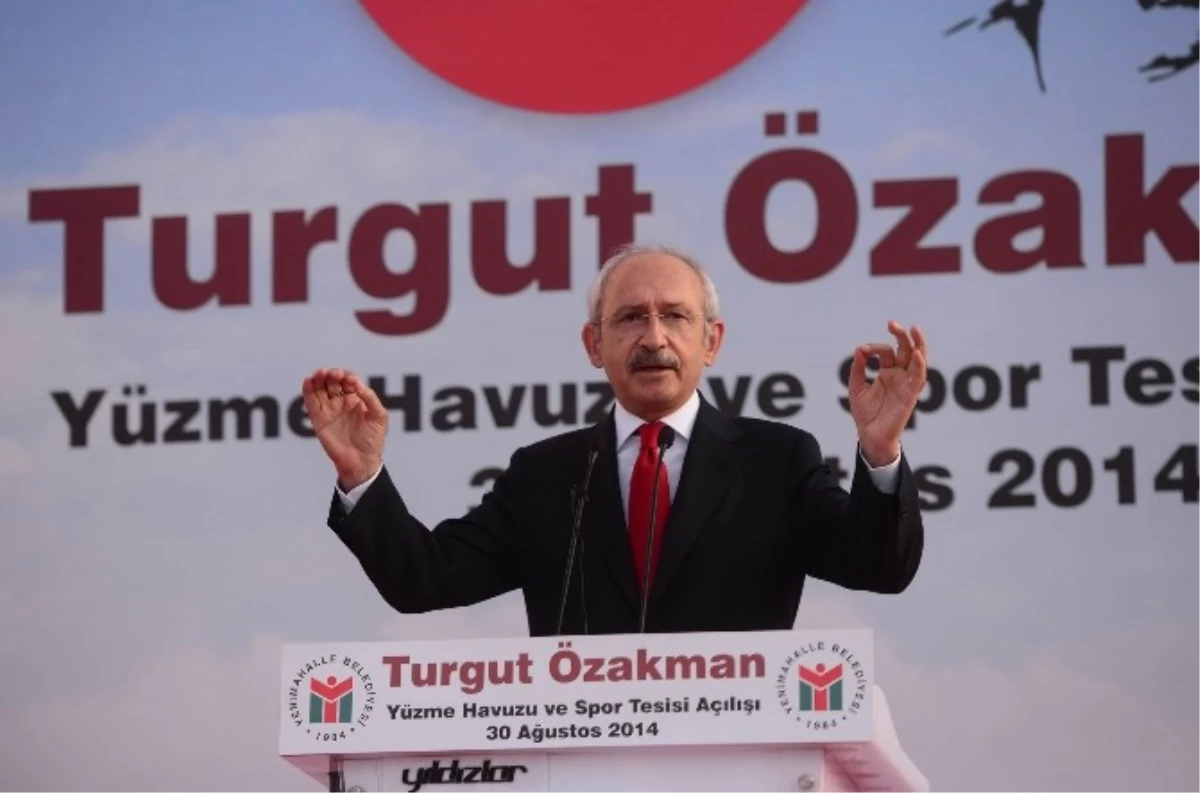 Kılıçdaroğlu, Turgut Özakman Yüzme Havuzu ve Spor Kompleksi Açılışına Katıldı