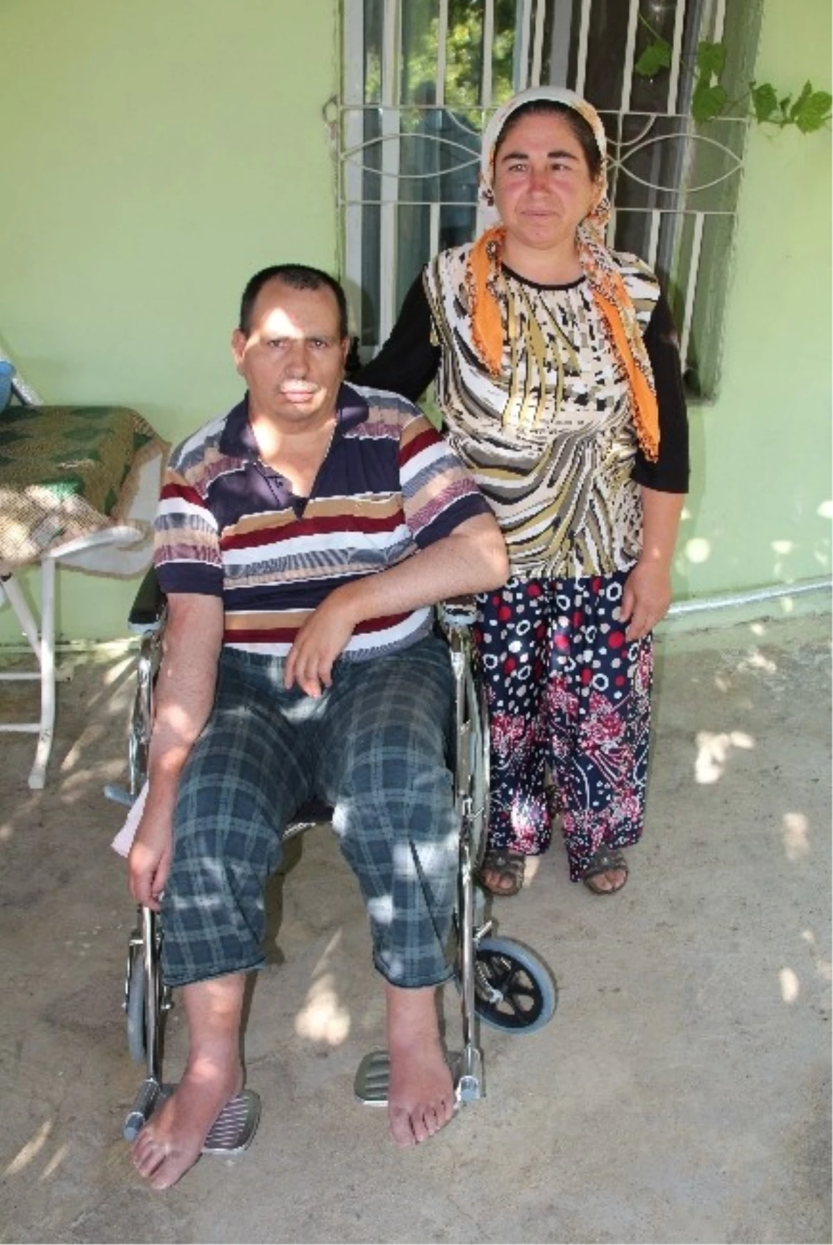 Aydın\'da Engellilerin Tek İstekleri Akülü Sandalye