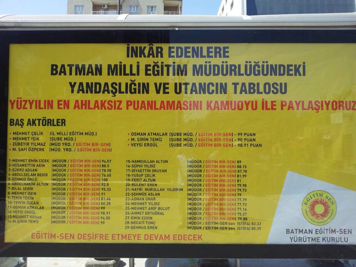 "Eğitim-Bir-Sen Milli Eğitim Müdürlüğüne Taşındı"