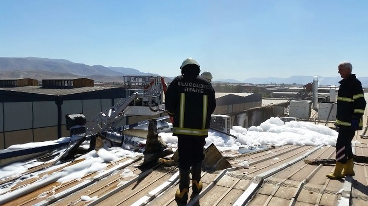 Tekstil Fabrikasında Yangın
