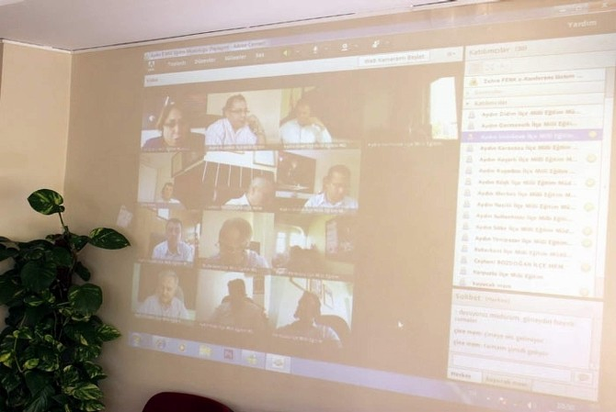 Aydın Milli Eğitiminden E-Konferanslı Hazırlık