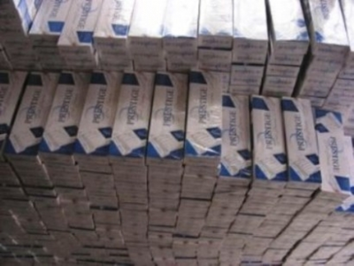 Ceyhan\'da 35 Bin Paket Kaçak Sigara Ele Geçirildi