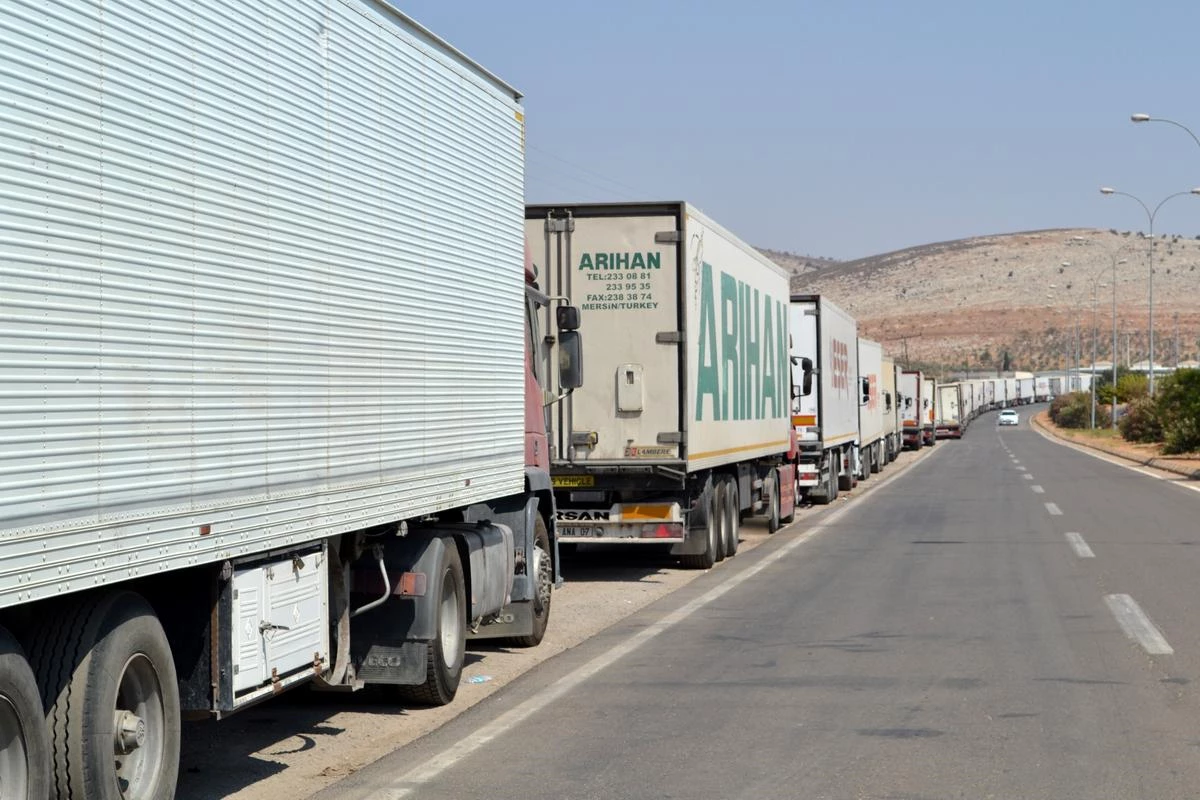 Cilvegözü Sınır Kapısında Tır Şoförleri Kontak Kapattı