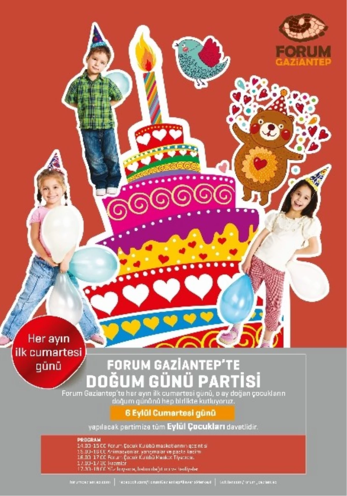 Eylül Doğumlu Çocuklar Forum Gaziantep\'teki Partide Buluşuyor