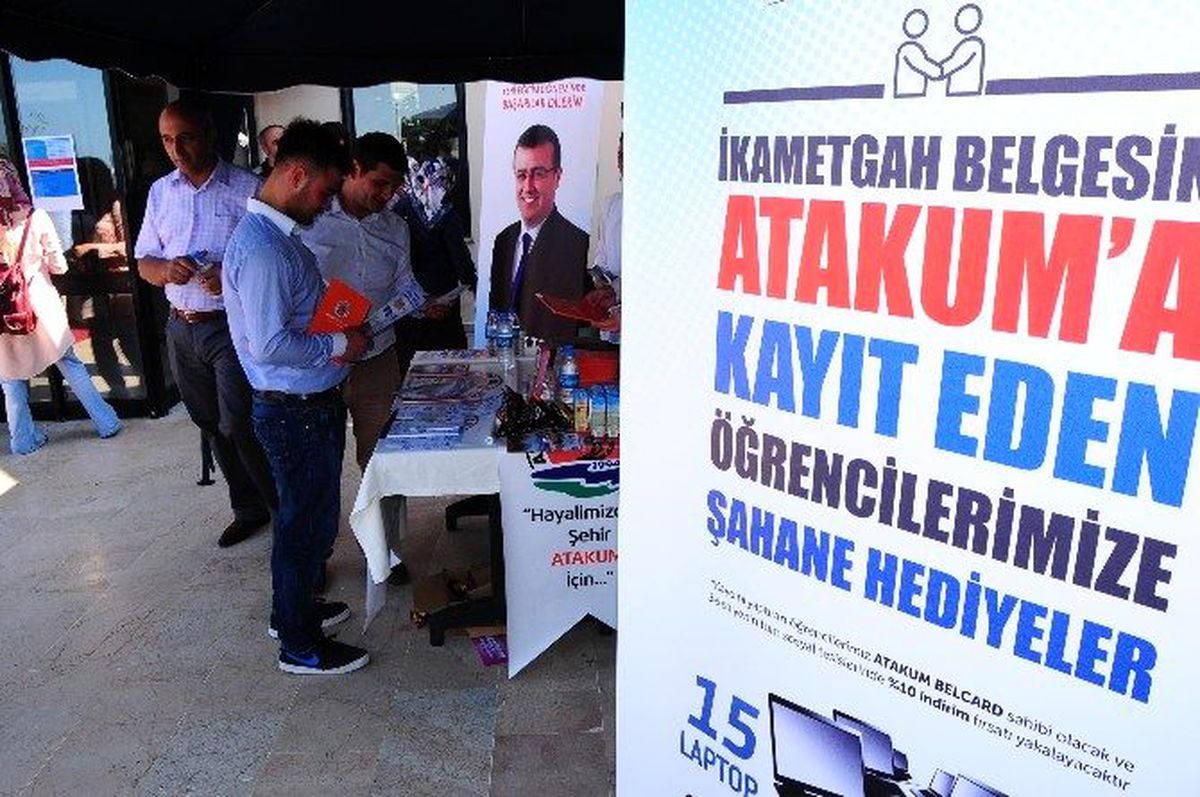 İkametini Atakum\'a Getiren Öğrenciye Hediye