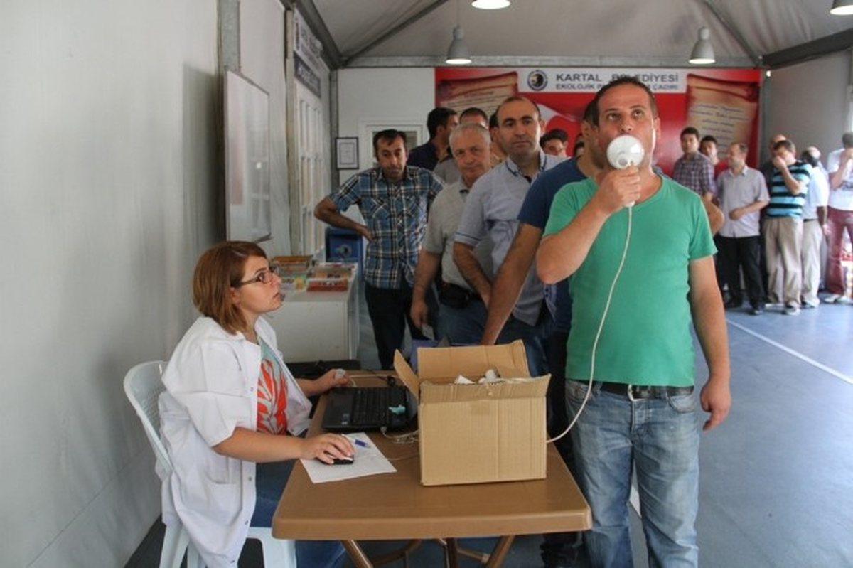 Kartal Belediyesi, Çalışanlarını Sağlık Kontrolünden Geçirdi