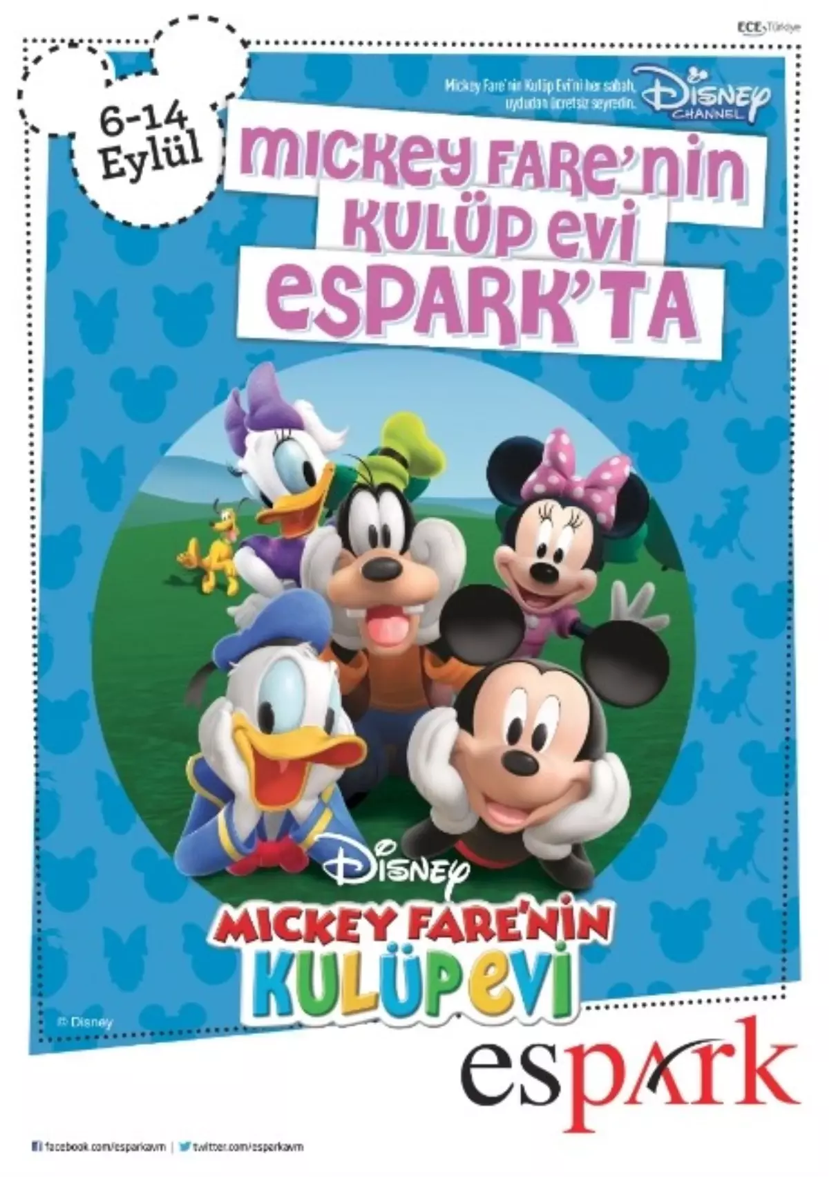 Mickey Fare'nin Kulüp Evi Espark'ta