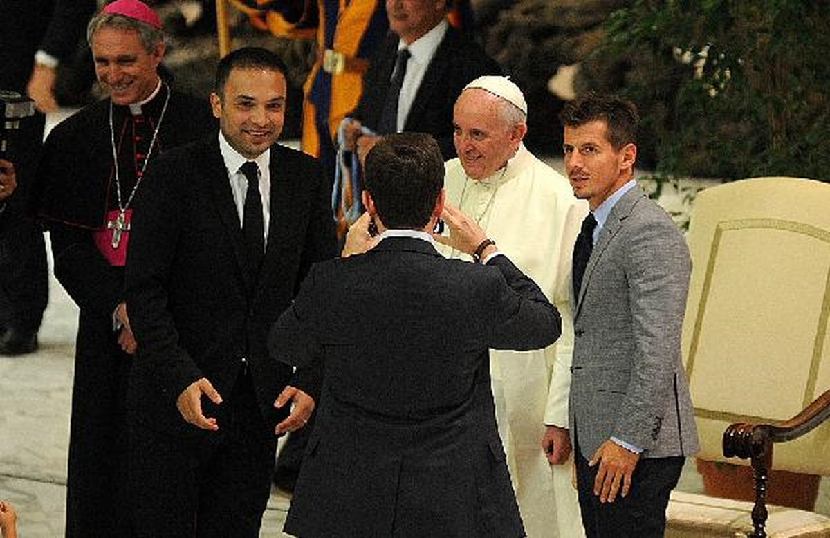 Papa Francıscus, Emre ve Muslera\'yı Kabul Etti