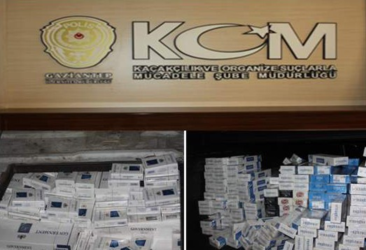 17 Bin 400 Paket Kaçak Sigara Ele Geçirildi