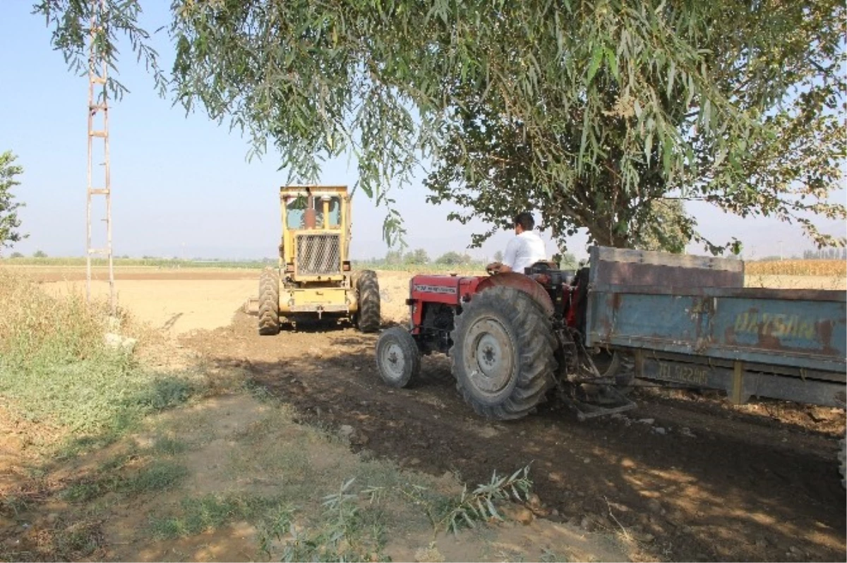 Bayındır'ın Ova Yolları Üretime Hazırlanıyor
