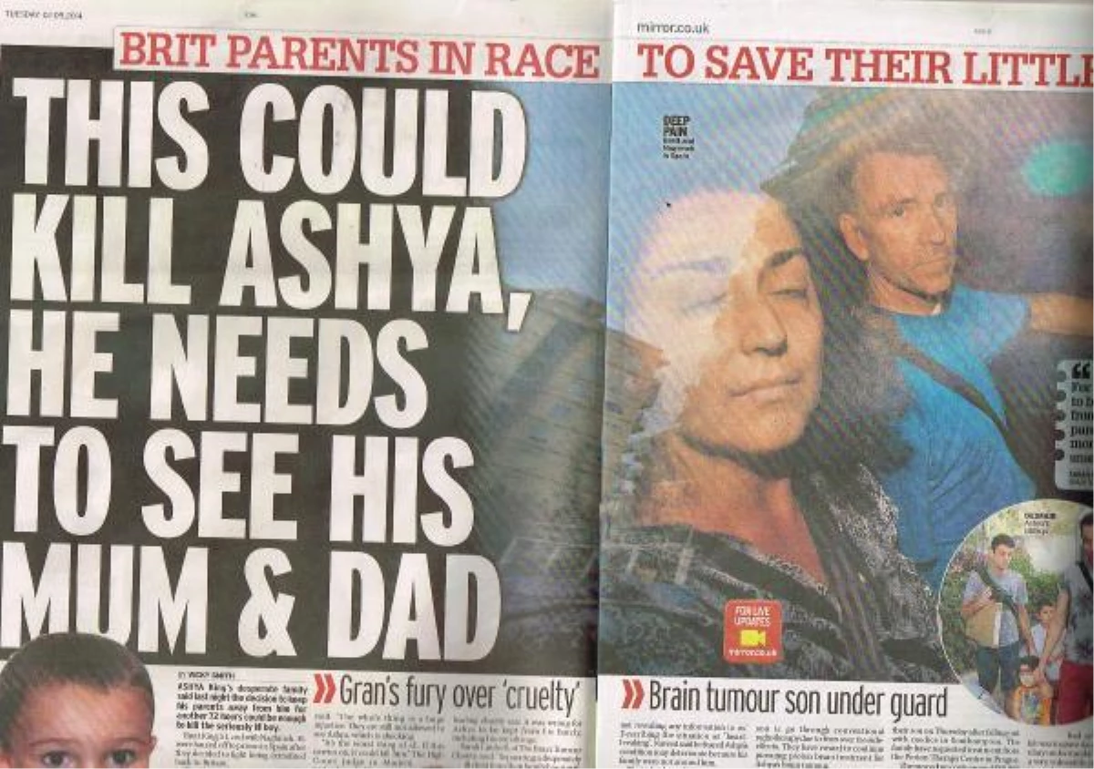 Daıly Mırror: Ashya ve Ailesine Yapılanlar Barbarlık