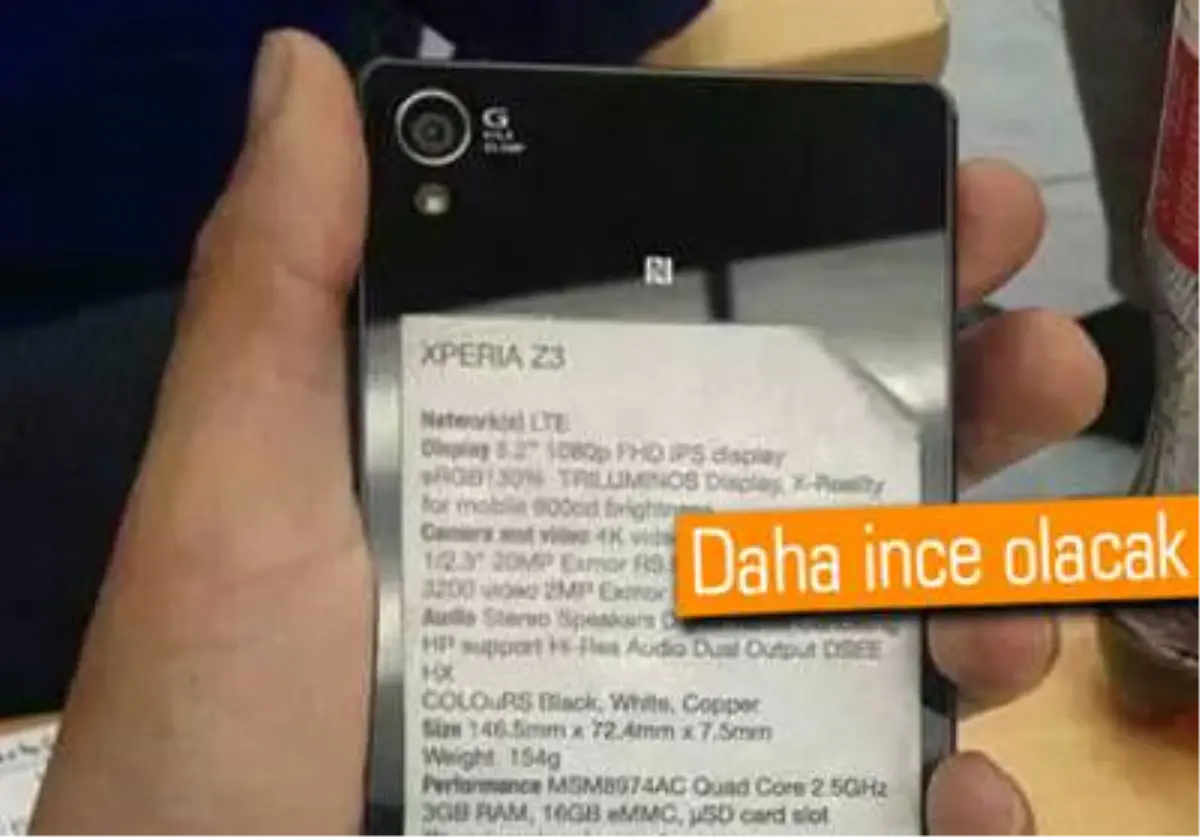 Xperia Z3\'ün Özellikleri Yine Göründü. Z2 ile Ne Farklar Var?