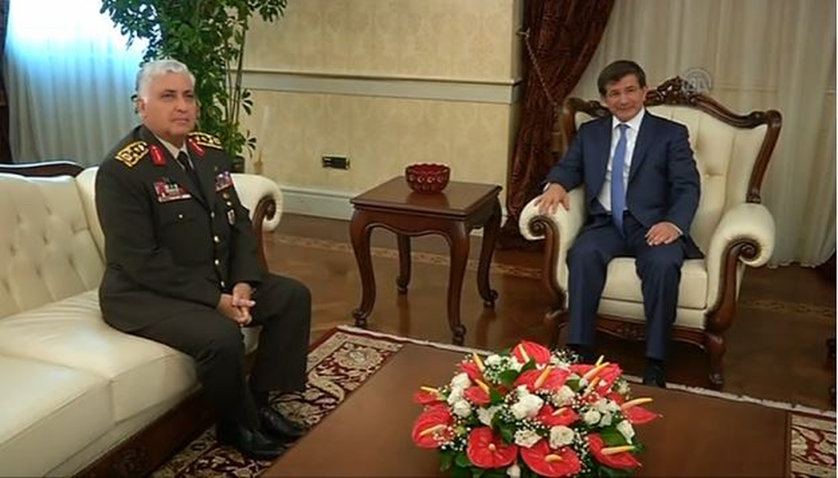 Başbakan Davutoğlu, Genelkurmay Başkanı Özel\'i Kabul Etti