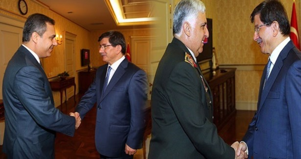 Davutoğlu, Özel Ve Fidan\'ı Kabul Etti