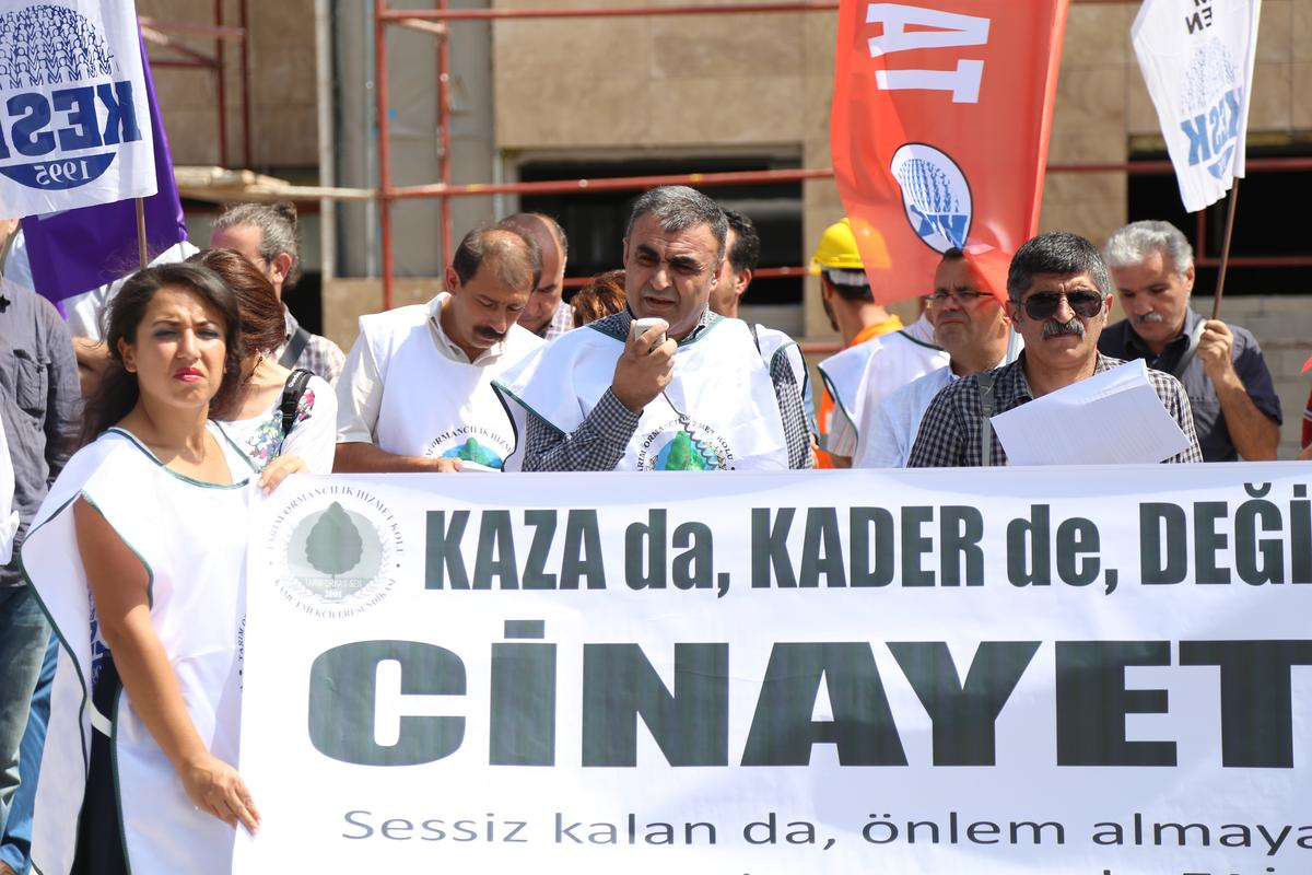 Taşeron Sistemi Protesto Edildi