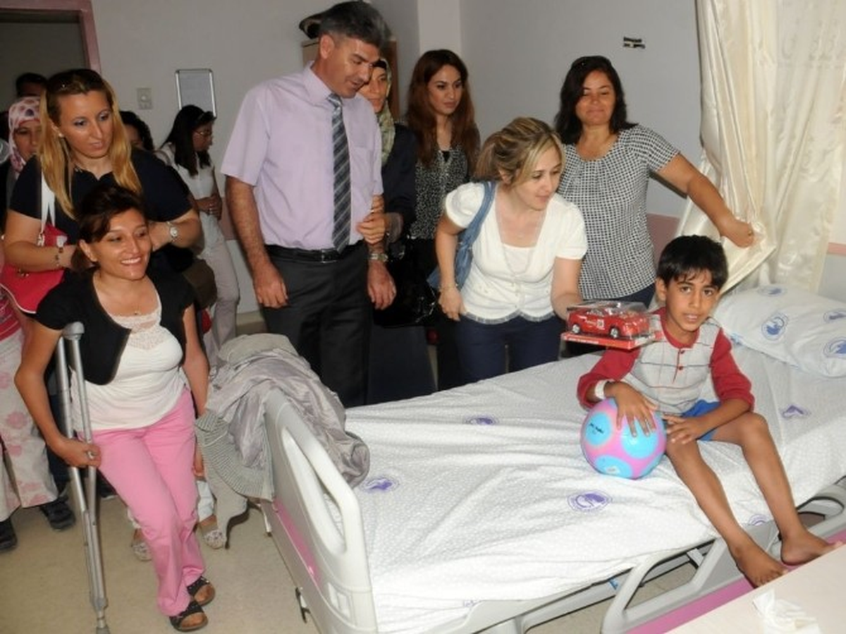 Afyonkarahisar Belediyesi Engelliler Meclisinden Yaralı Gazzeliler\'e Ziyaret