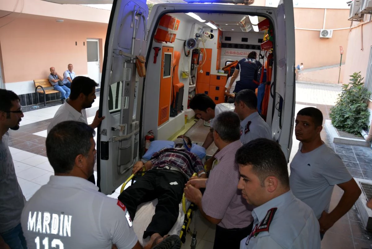 Mardin\'de Ambulans ile Kamyon Çarpıştı: 2 Yaralı