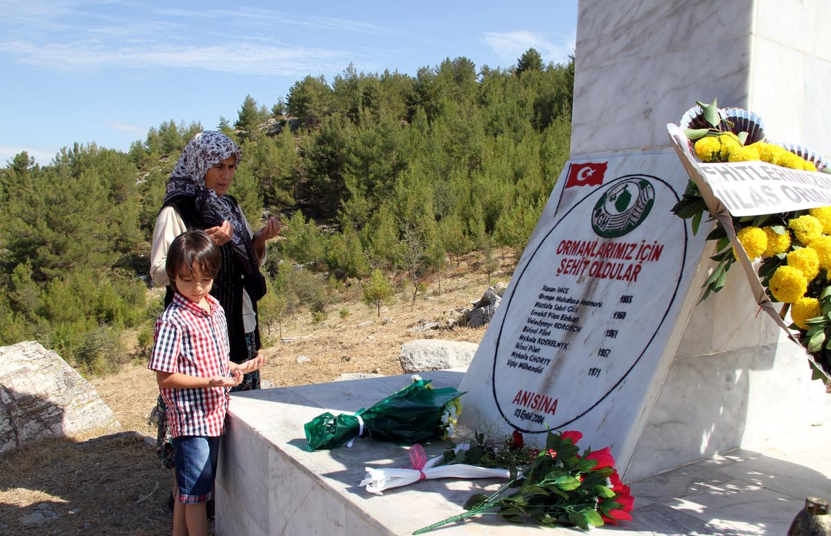 Muğla\'da Orman Şehitleri Anıldı