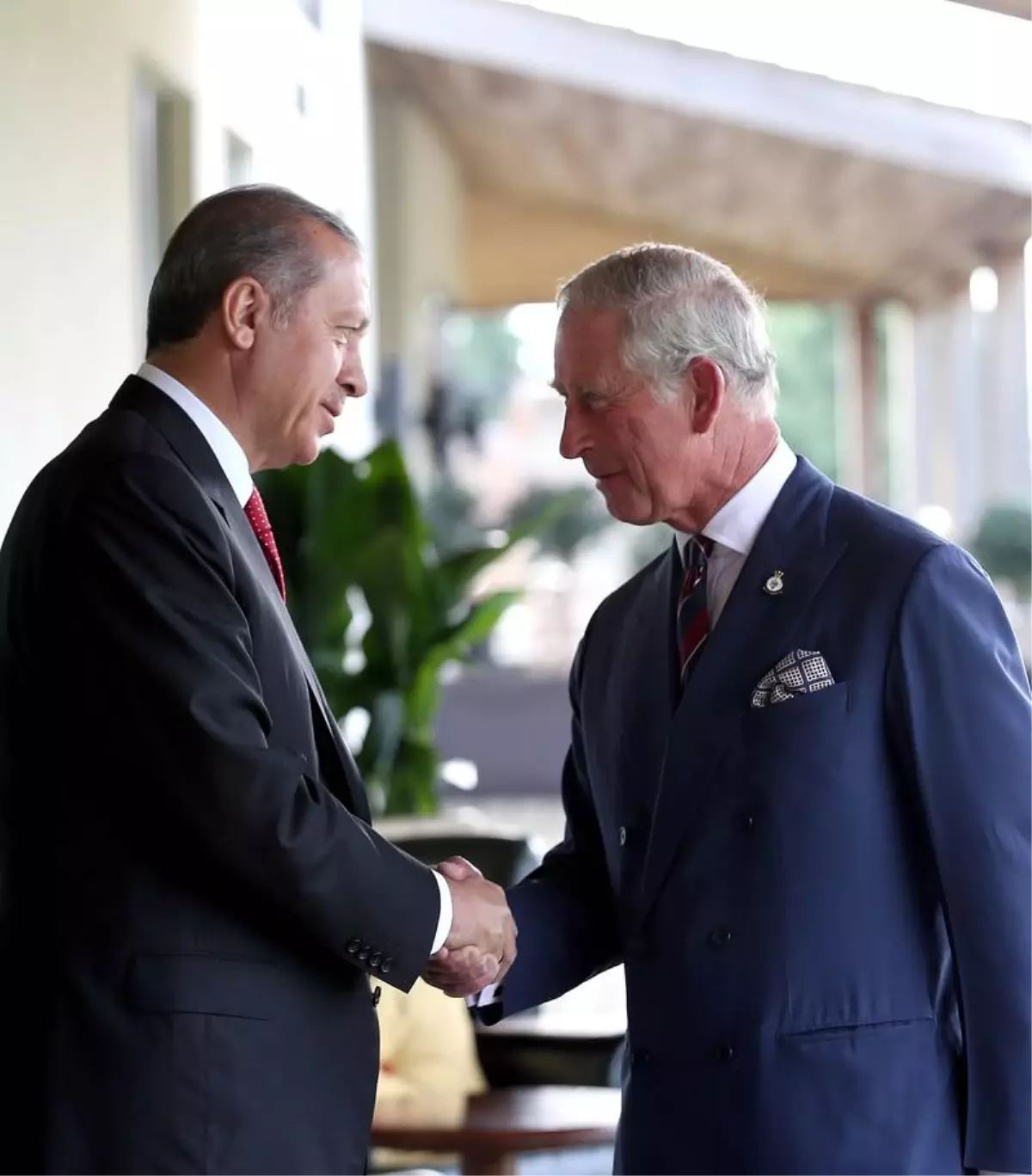 Cumhurbaşkanı Erdoğan, Galler Prensi Charles ile Görüştü