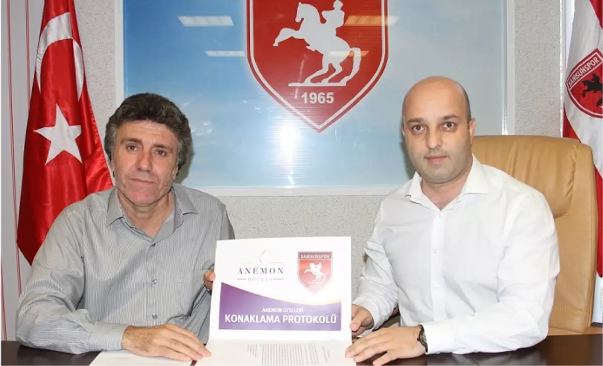 Samsunspor'un Deplasman Giderlerine Sponsor Desteği