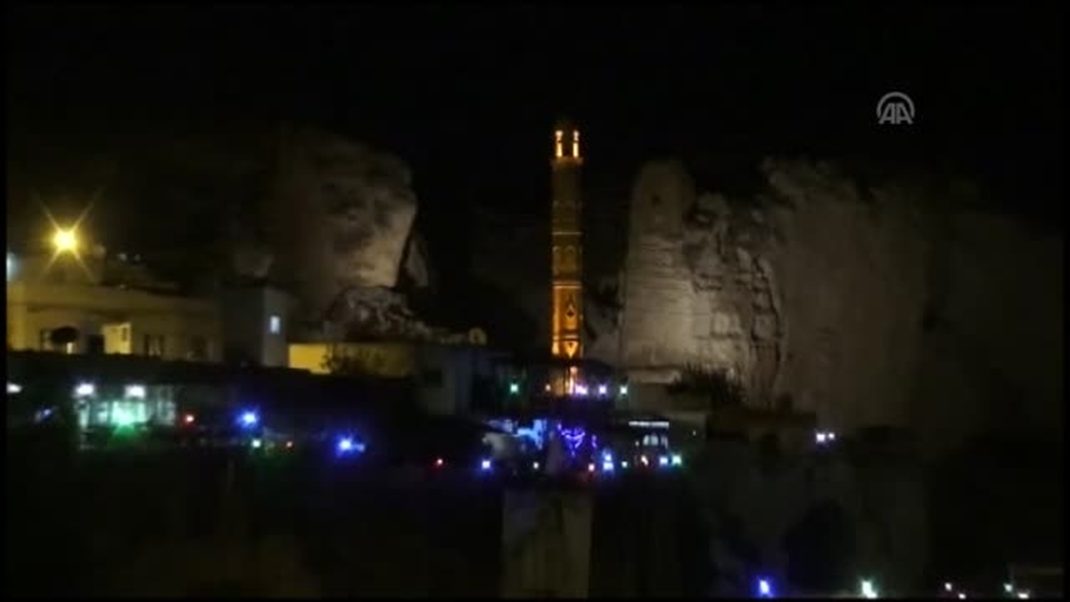 Antikkent Hasankeyf Işıklandırıldı